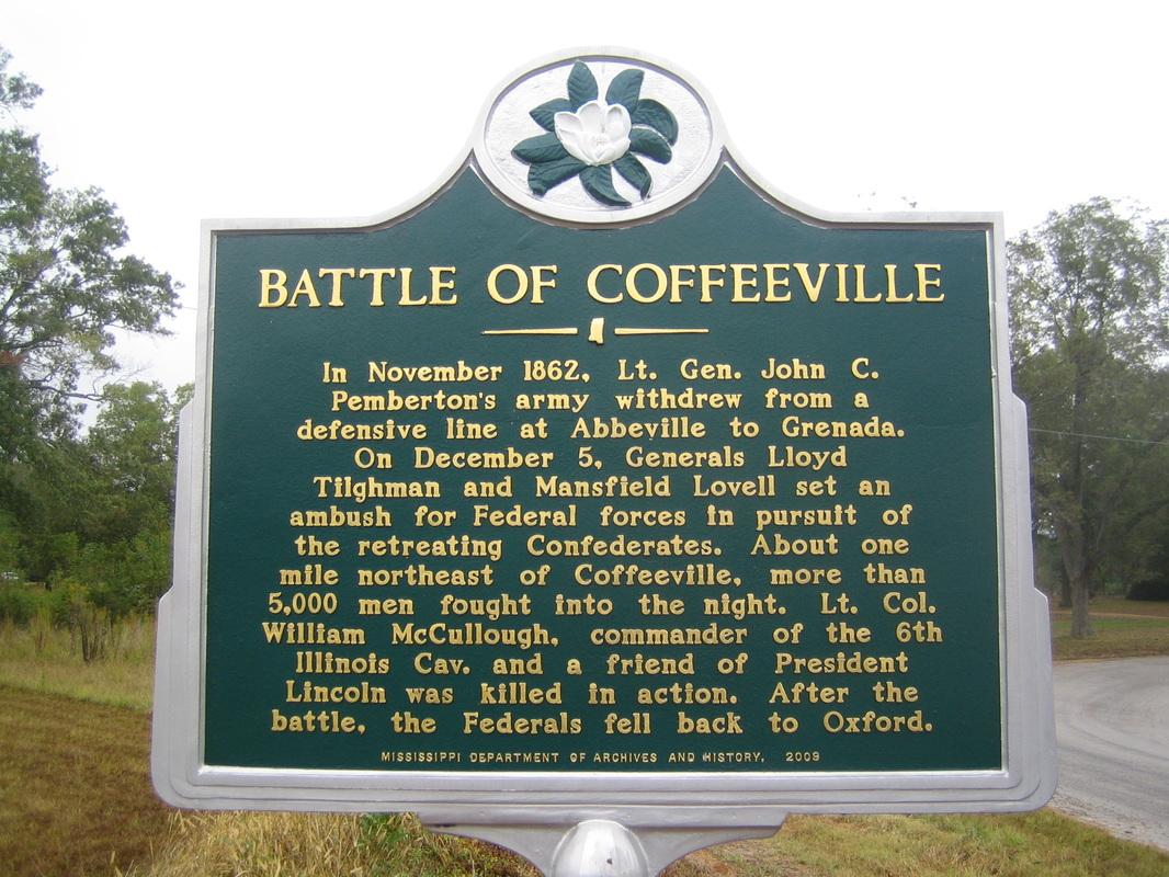 Battle Of Coffeeville Yalobusha County, Mississippi